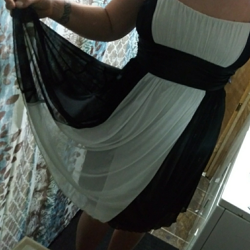Black and White Dress
